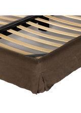 Elian Slipcover Bed, Brussels Coffee