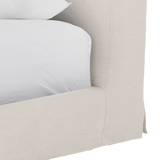 Elian Slipcover Bed, Natural