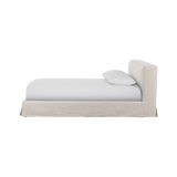 Elian Slipcover Bed, Natural