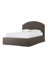 Elodie Slipcover Bed, Coffee