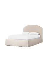 Elodie Slipcover Bed, Parchment