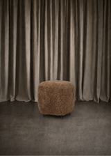 Esther Ottoman - Amber Shearling