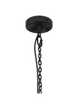 Leyla Chandelier - Black Wrought Iron