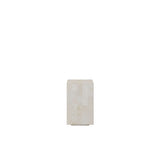 Fossil Stone Plinths, White