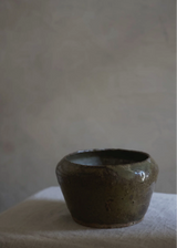 Green Stoneware Vase