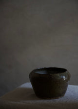 Green Stoneware Vase