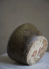 Green Stoneware Vase