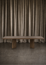 Henrik Dining Table, Grey Reclaimed French Oak