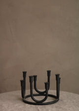 Metal Danish Candle Sculpture