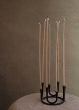 Metal Danish Candle Sculpture