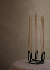 Metal Danish Candle Sculpture