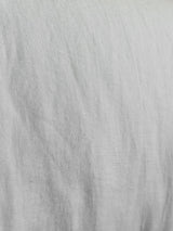 Stone Washed Linen Fitted Sheet, Optical White