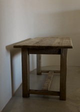 Oak Dining Table In Original Patina