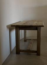 Oak Dining Table In Original Patina