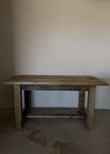 Oak Dining Table In Original Patina