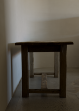Oak Dining Table In Original Patina