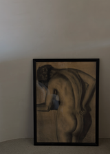 Sketch Of Nude Woman's Back