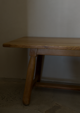 Oak Trestle Dining Table