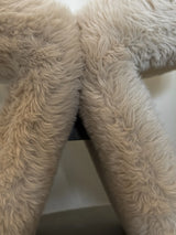 Butterfly Upholstered Stool Weaton Linen (EL1) 20"