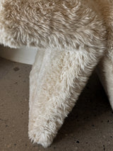 Butterfly Upholstered Stool Weaton Linen (EL1) 20"