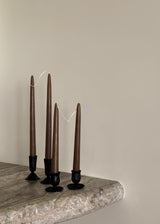 Hand-Forged Cast Iron Taper Holder