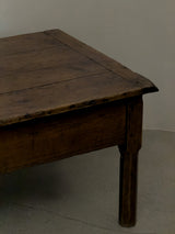 French Monumental 19th Century Walnut Coffee Table
