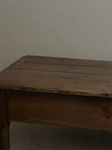 French Monumental 19th Century Walnut Coffee Table