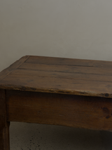 French Monumental 19th Century Walnut Coffee Table