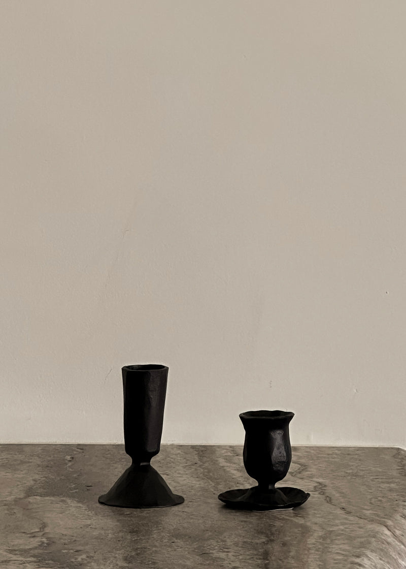 Hand-Forged Cast Iron Taper Holder