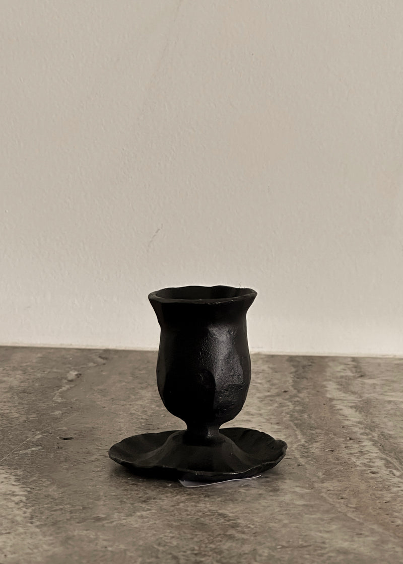 Hand-Forged Cast Iron Taper Holder