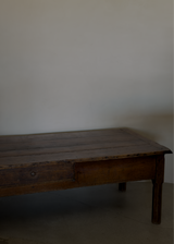 French Monumental 19th Century Walnut Coffee Table