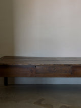 French Monumental 19th Century Walnut Coffee Table