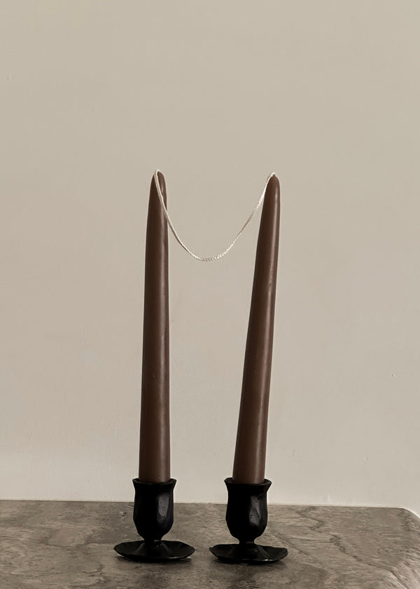 Hand-Forged Cast Iron Taper Holder