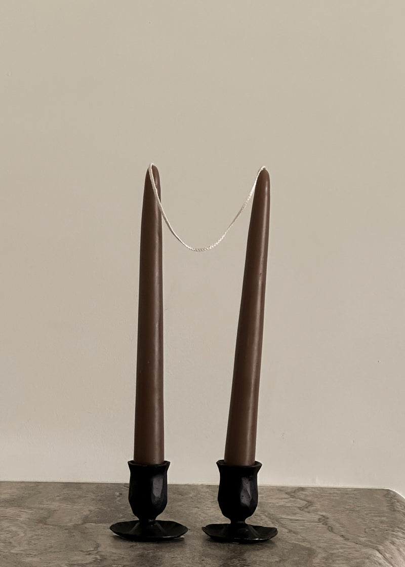 Hand-Forged Cast Iron Taper Holder