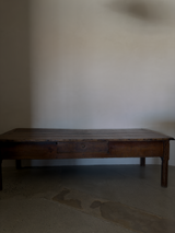 French Monumental 19th Century Walnut Coffee Table
