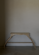Louis Oak Pedestal Console