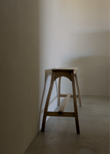 Louis Oak Pedestal Console