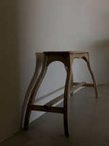 Louis Oak Pedestal Console