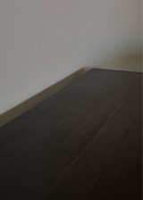 Black Patinated Trestle Dining Table