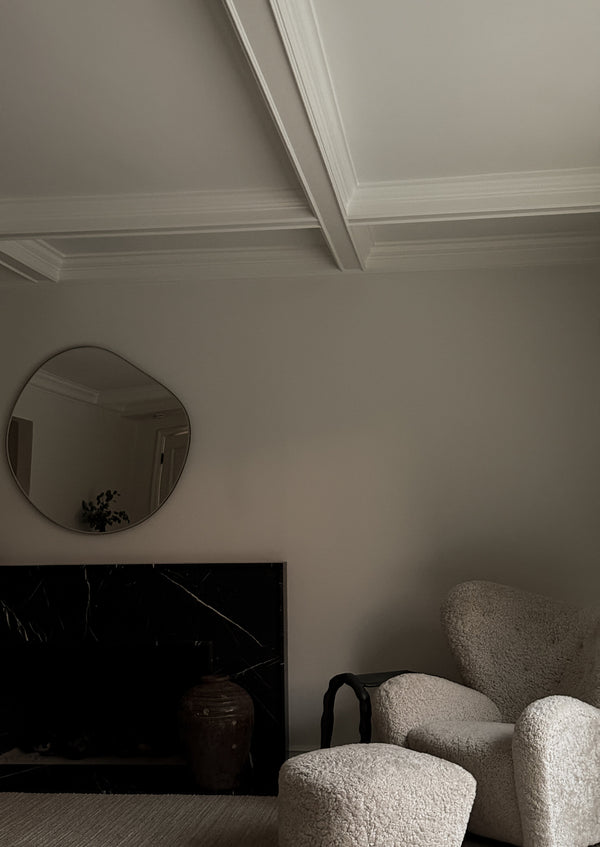 Pond Mirror XL, Dark Chrome