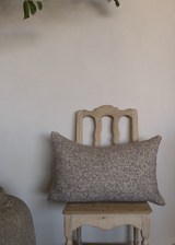 Bubley Pillow, Natural Mink 24" x 15"