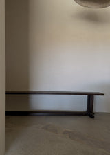 Oak Bench In Original Patina