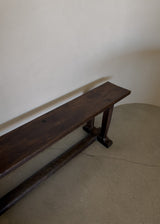 Oak Bench In Original Patina