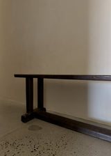 Oak Bench In Original Patina
