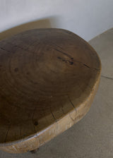 Brutalist Tree Trunk Table