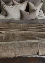Mayotte Linen Bed Runner 55 x 110