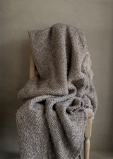 Alpaca Weft Throw, Mink 69 x 51