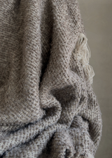 Alpaca Weft Throw, Mink 69 x 51