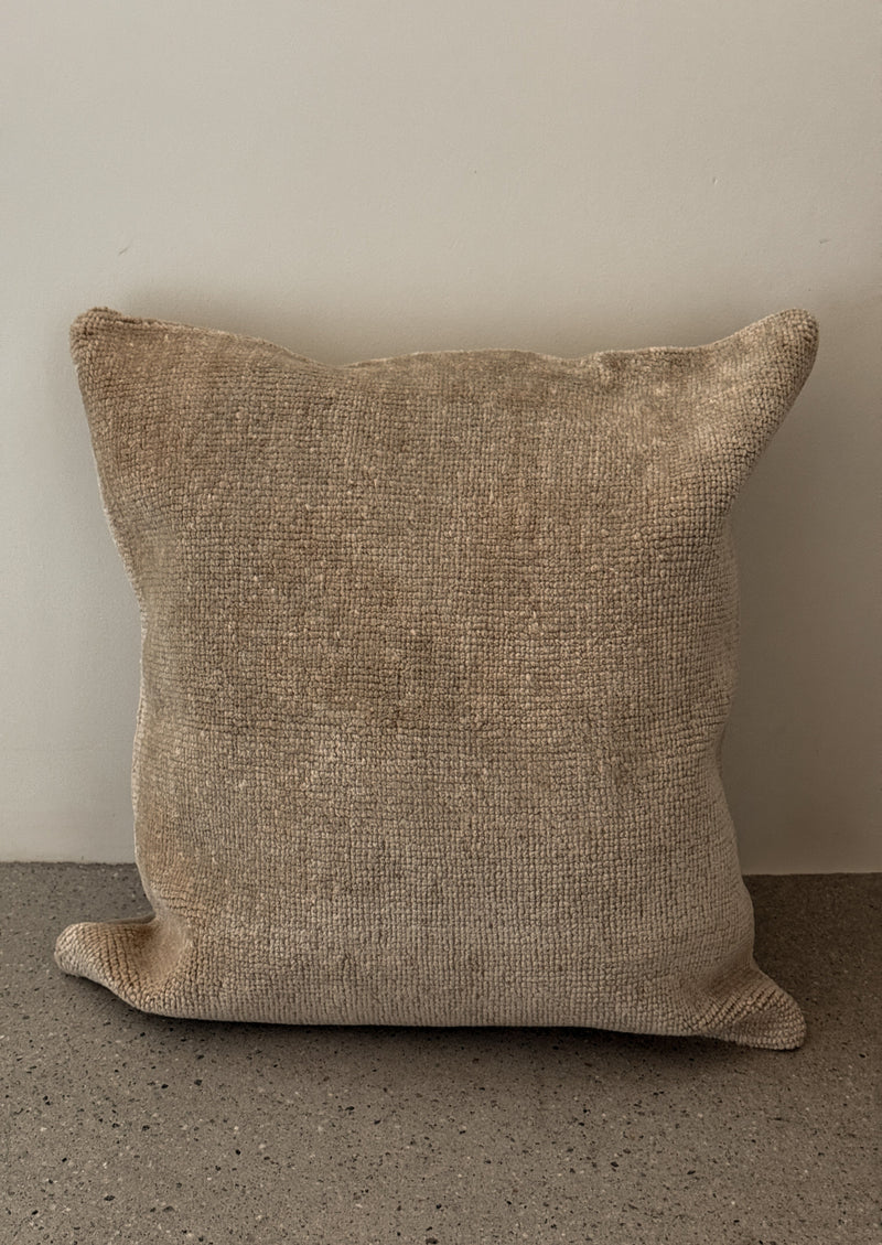 Vintage One Of A Kind Pillow 18"x18", Beige