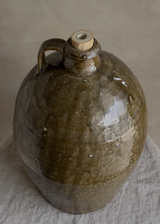 Vintage Jug with Green Glaze